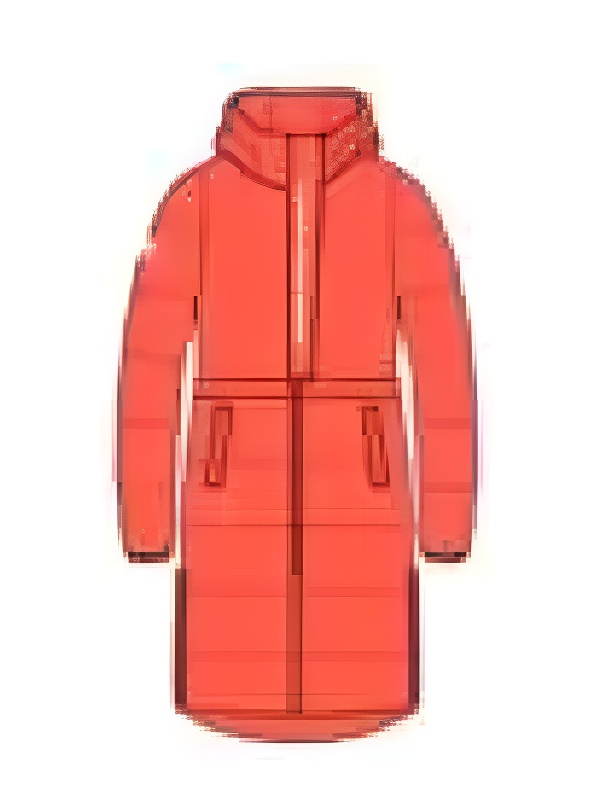 Детский пуховик KELME Girl's Mid-Length Down Jacket Red
