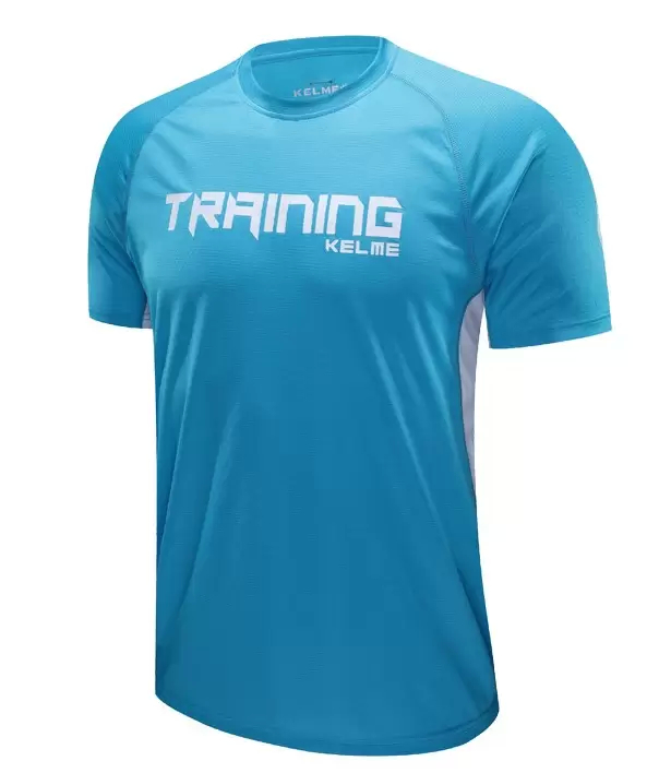 Футболка KELME Men's Short Sleeve T-Shirt Light Blue