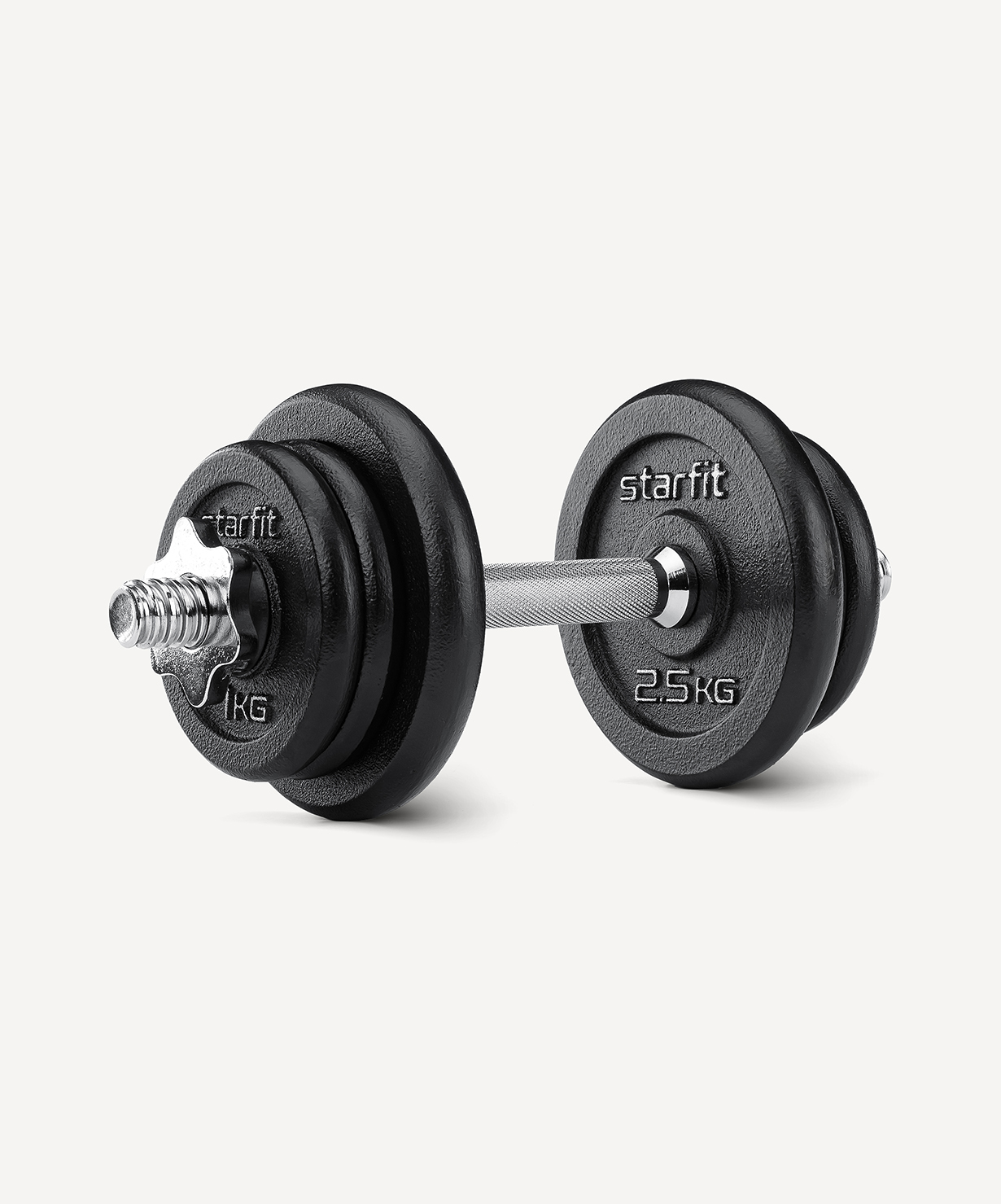 Гантель разборная чугунная в коробке STARFIT DB-715, 10 кг