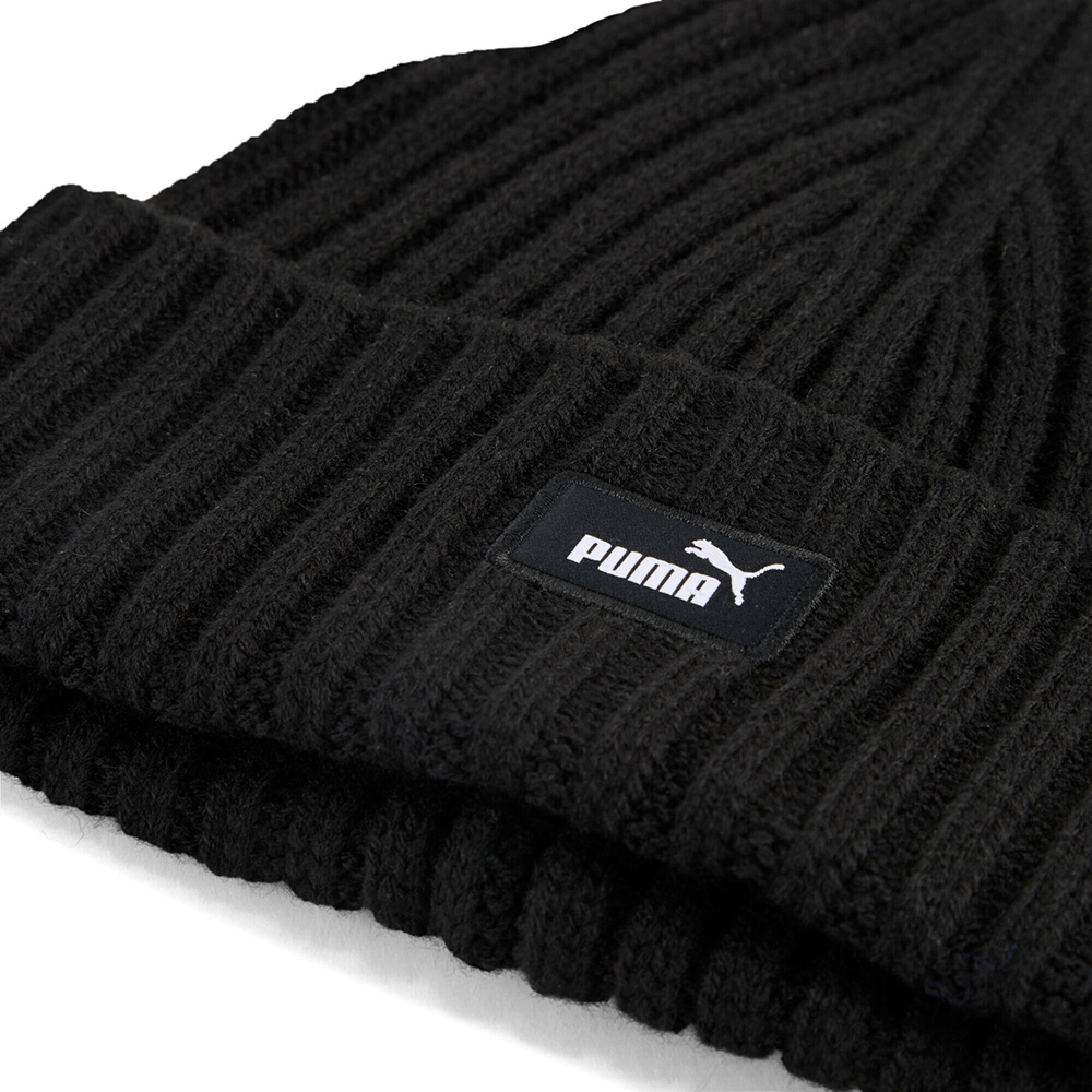 Шапка PUMA ESS Fisherman Beanie, 02640101, акрил, полиамид, полиэстер, черный