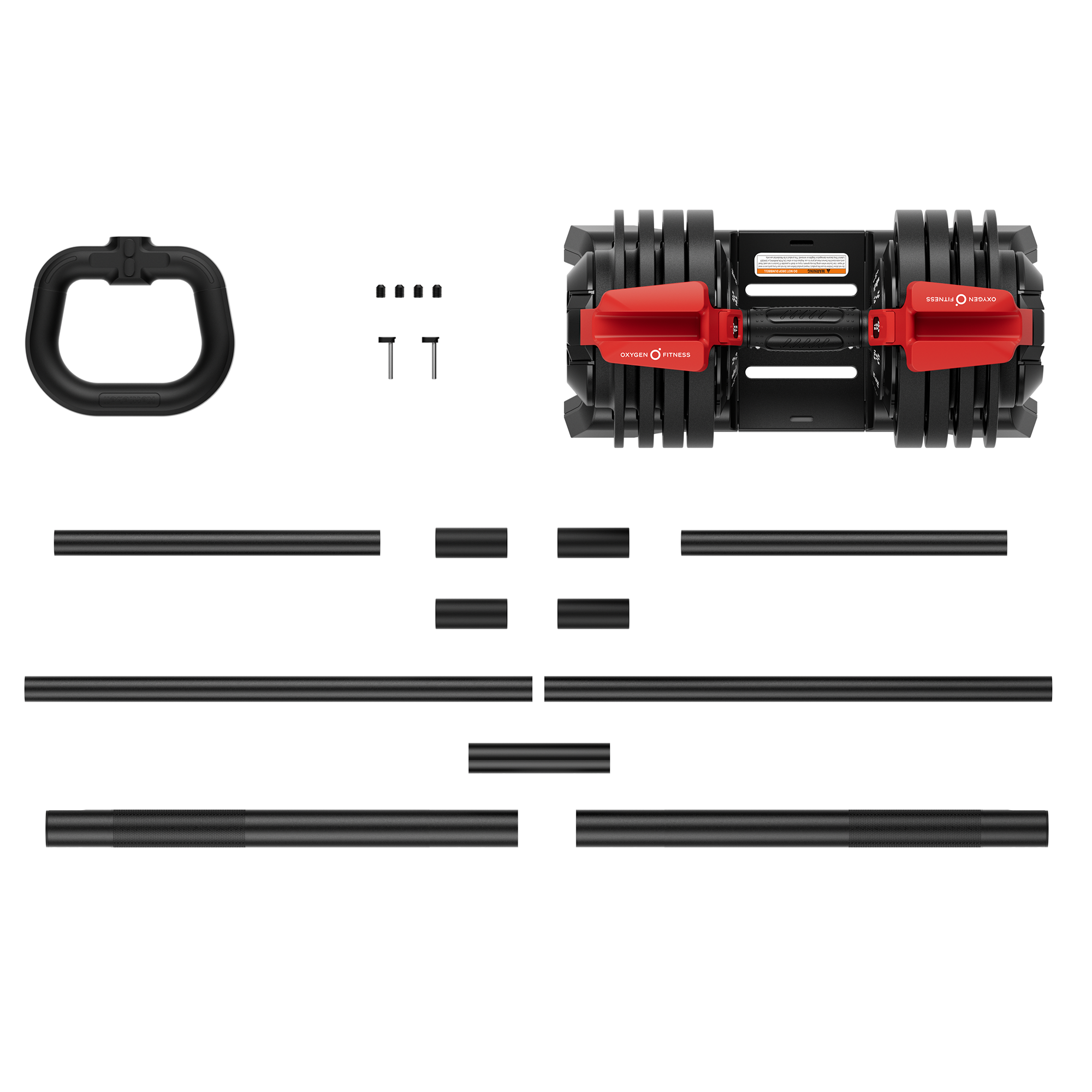 Штанга регулируемая многофункциональная 3 в 1 OXYGEN FITNESS XCROSS 24 кг