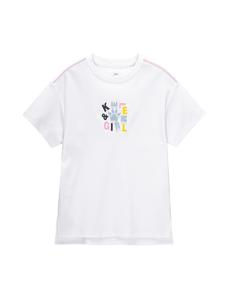 Детская футболка KELME Short Sleeve T-Shirt Kid White