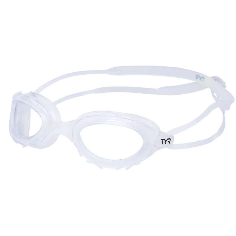 Очки для плав. TYR Nest Pro, LGNST-101, ПРОЗРАЧНЫЕ линзы, прозрач. опр.