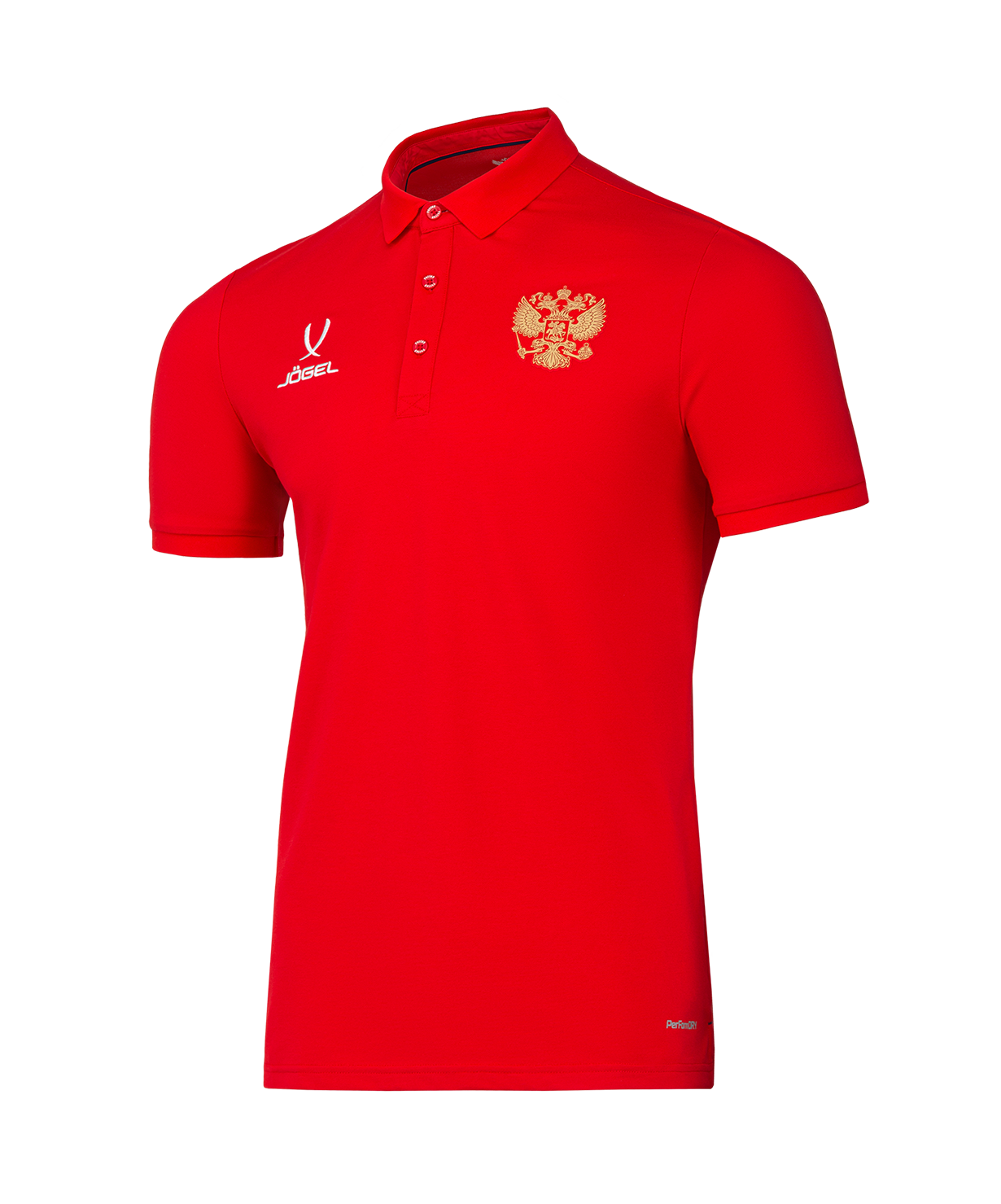Поло парадное JOGEL NATIONAL PerFormDRY Classic Polo, красный