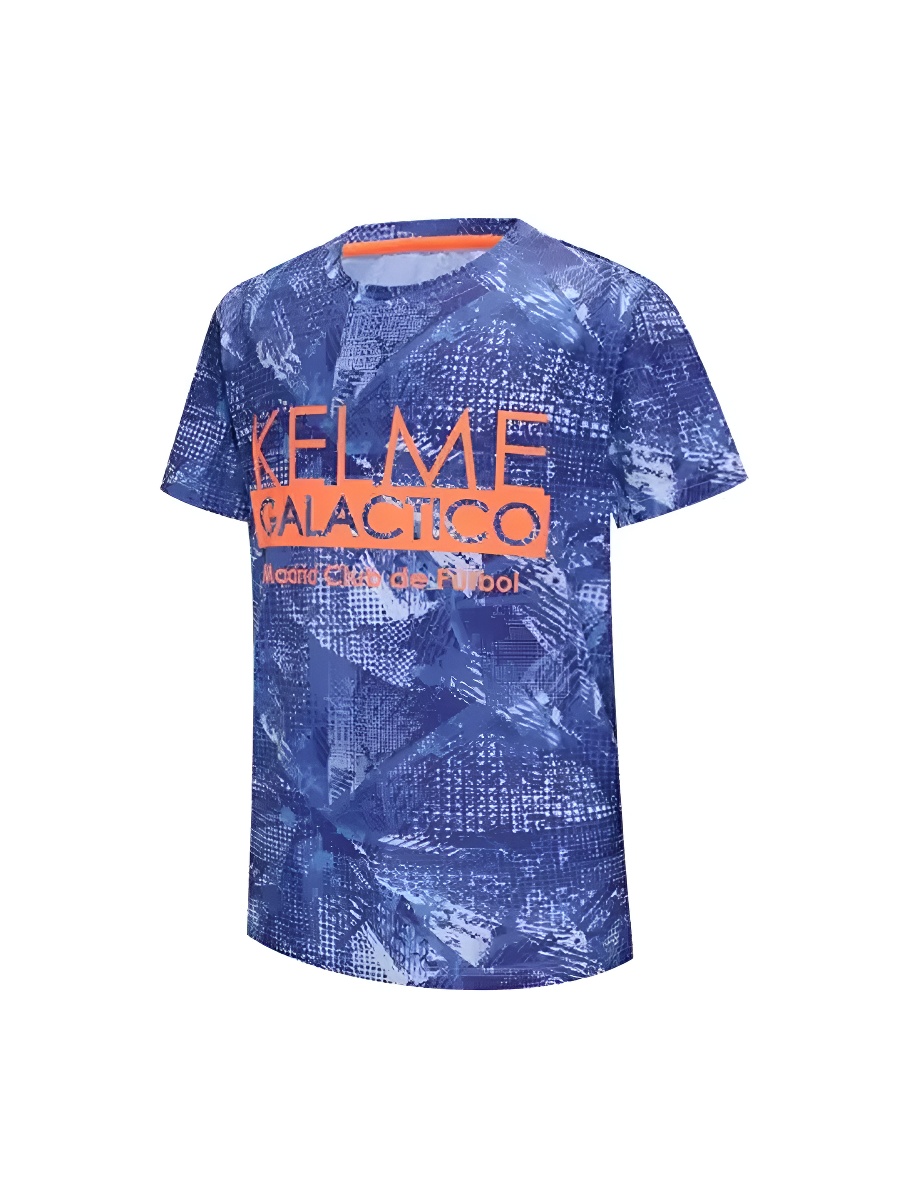 Детская футболка KELME Boys Short Sleeve T-Shirt Blue