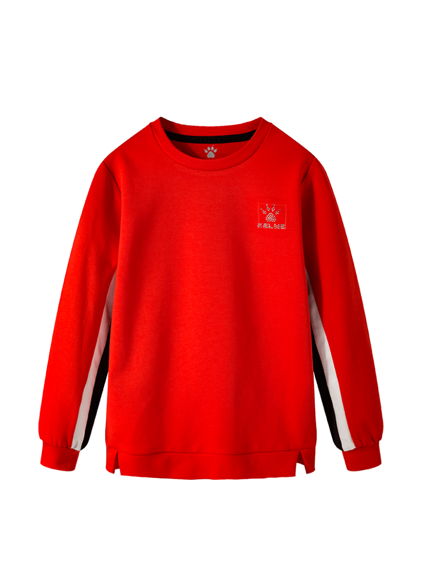 Детский свитшот KELME Girls Long Sleeve T-Shirt Red