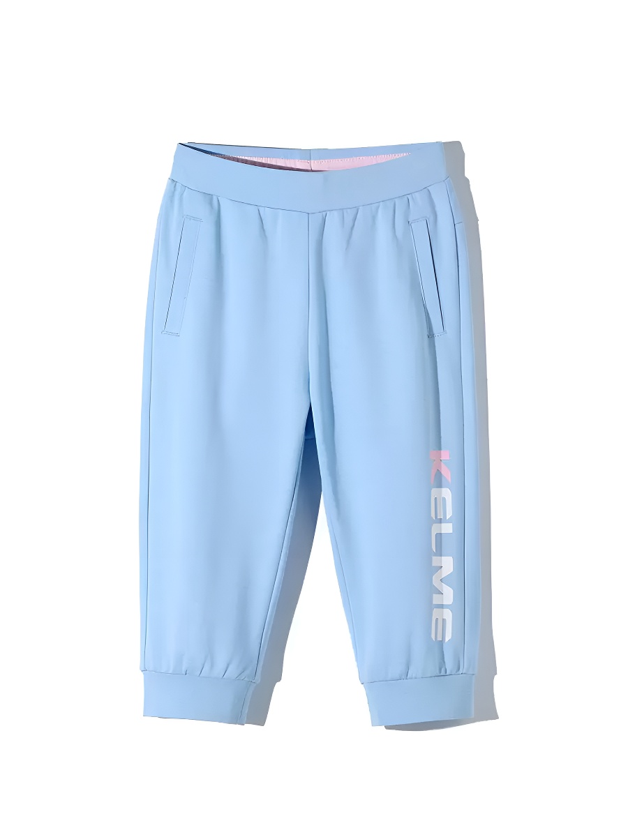 Детские бриджи KELME Girl's Knitted Cropped Trousers Light Blue