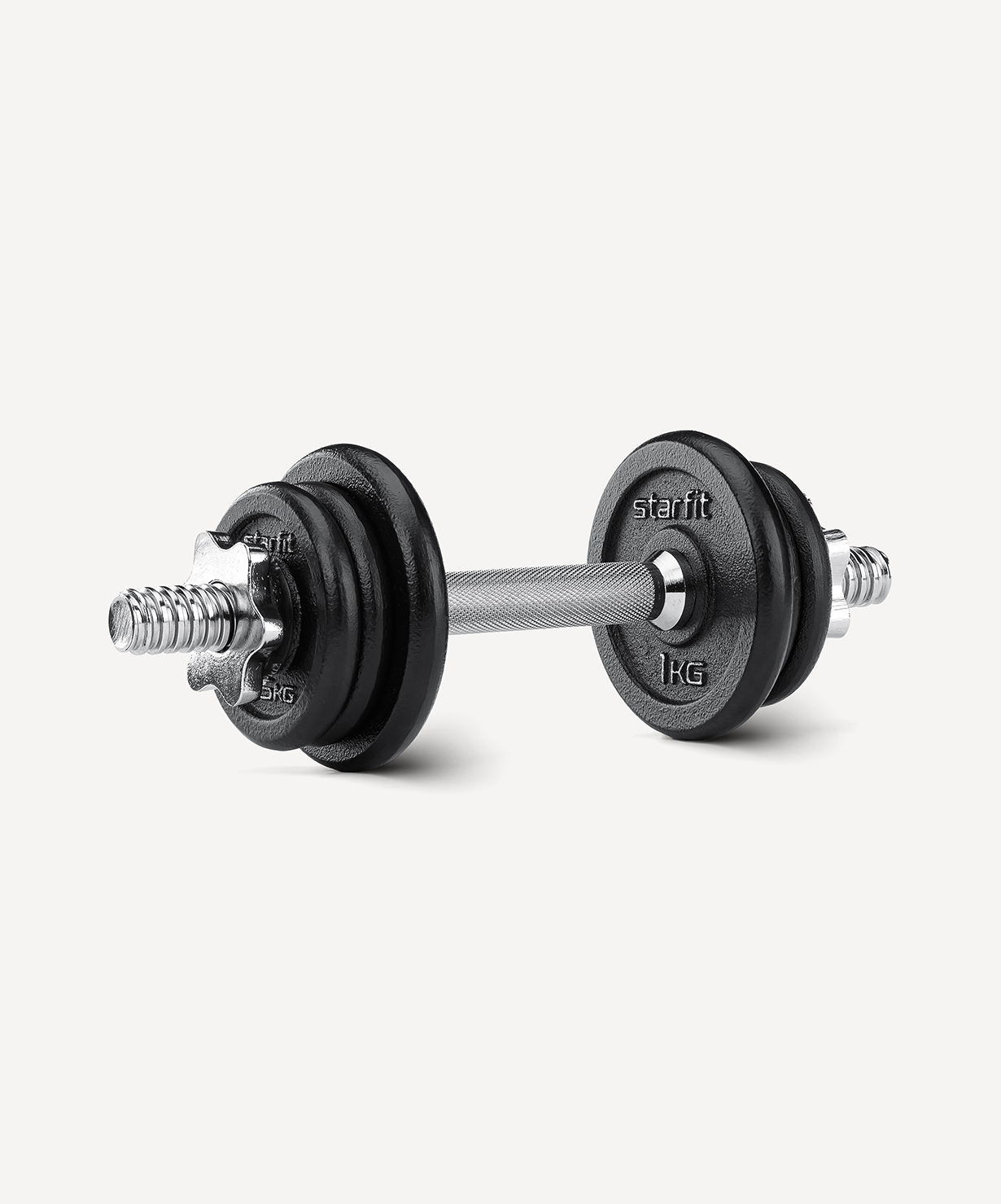 Гантель разборная чугунная в коробке STARFIT DB-715, 5 кг