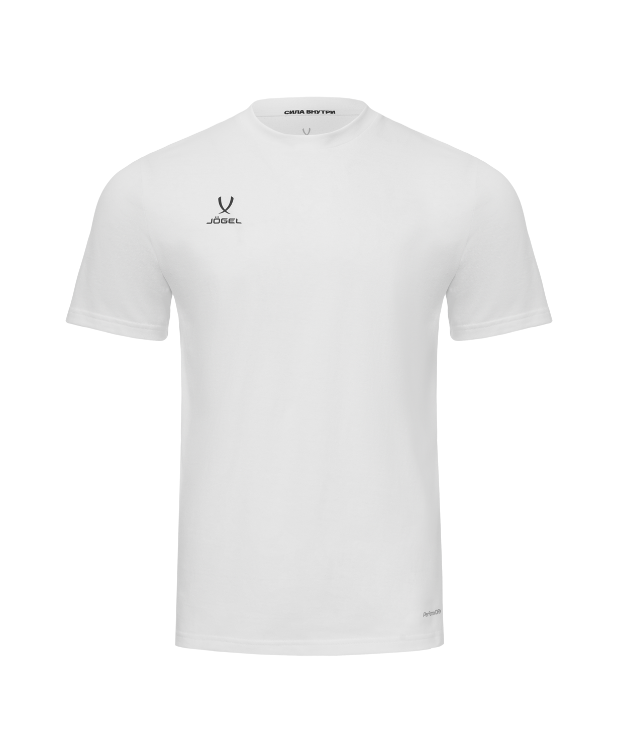 Футболка тренировочная JOGEL DIVISION PerFormDRY Training CVC 00, белый, размер L