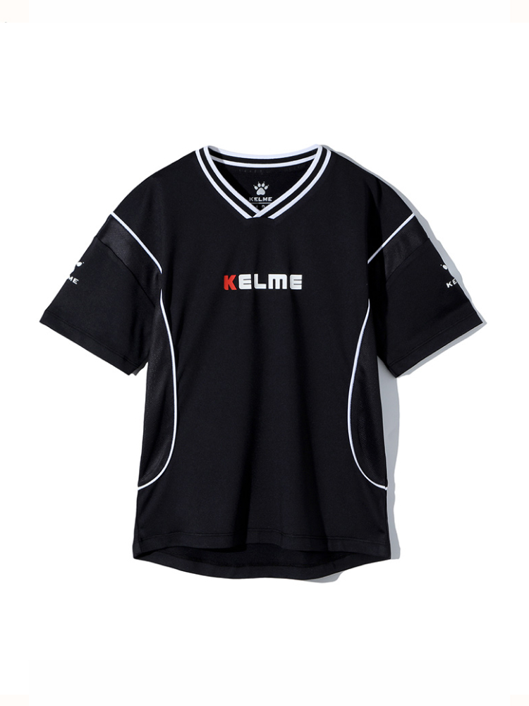 Детская футболка KELME Boys Football Short Sleeve T-Shirt Black
