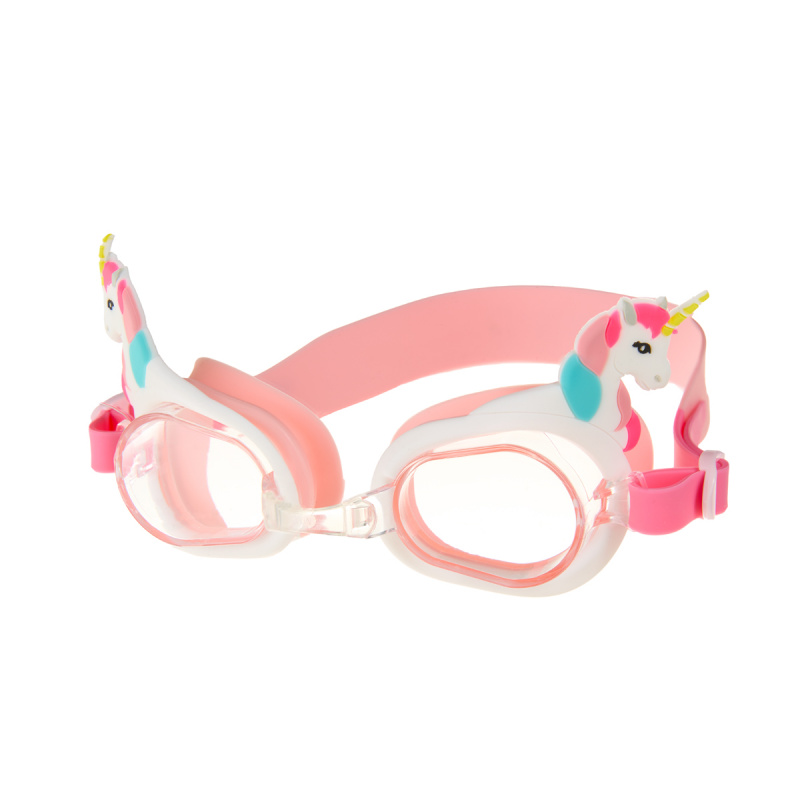 Очки детские для плав.TORRES Fun Kids, SW-32524PK, прозрач.линзы,розовая.оправа, широкий рег.ремешок