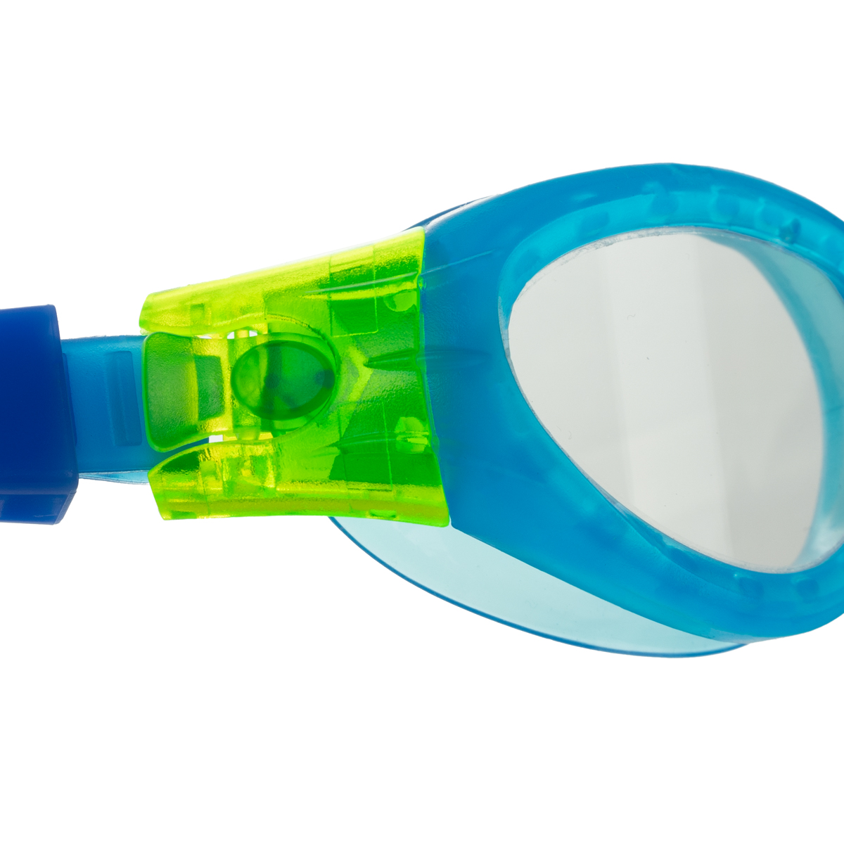 Очки детские для плав.TORRES Leisure Kids, SW-32210BG, проз.линзы, голуб. опр.,радв. регул. ремешок