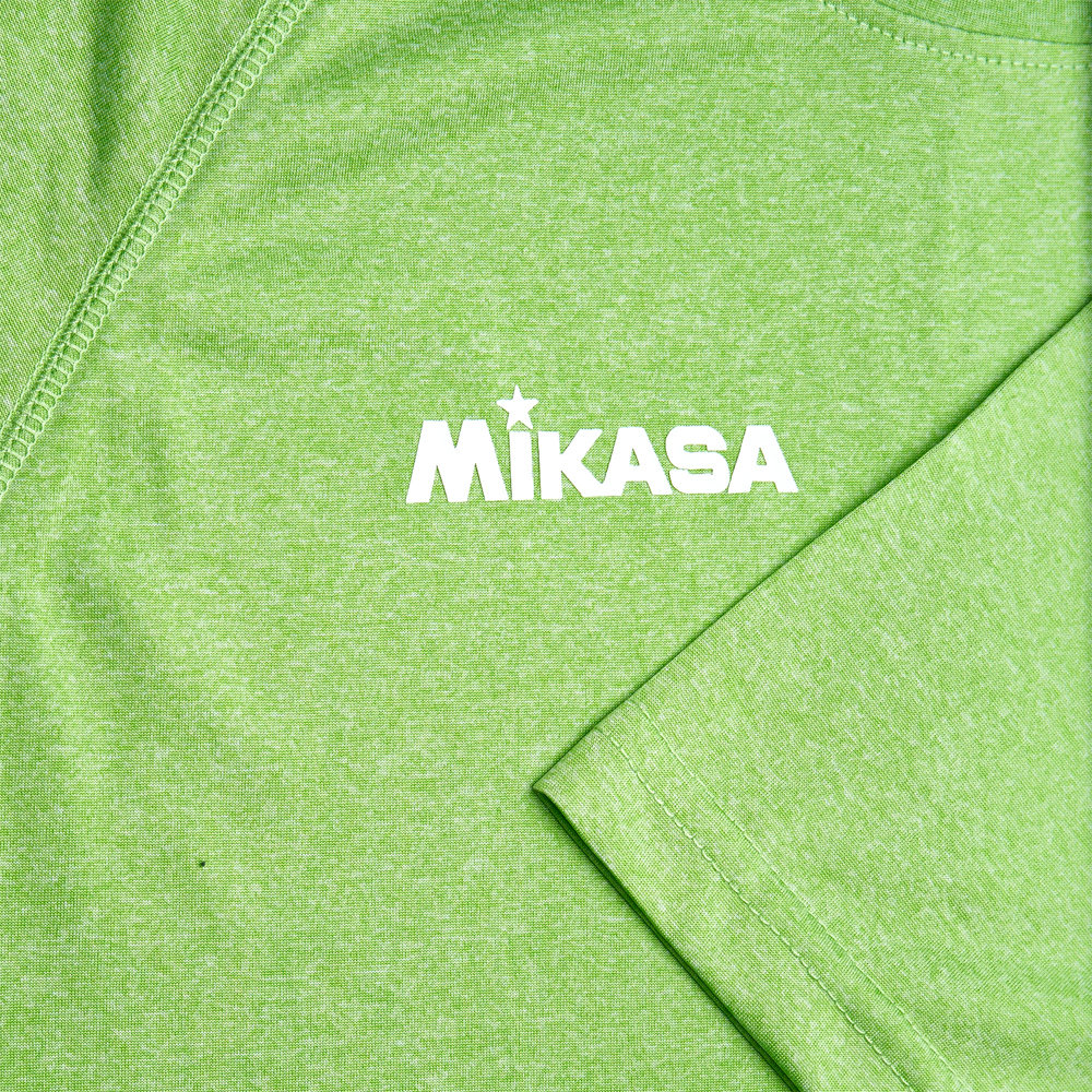 Футболка MIKASA MT193-026-2XL, р.2XL, 100% полиэстер, салатовый