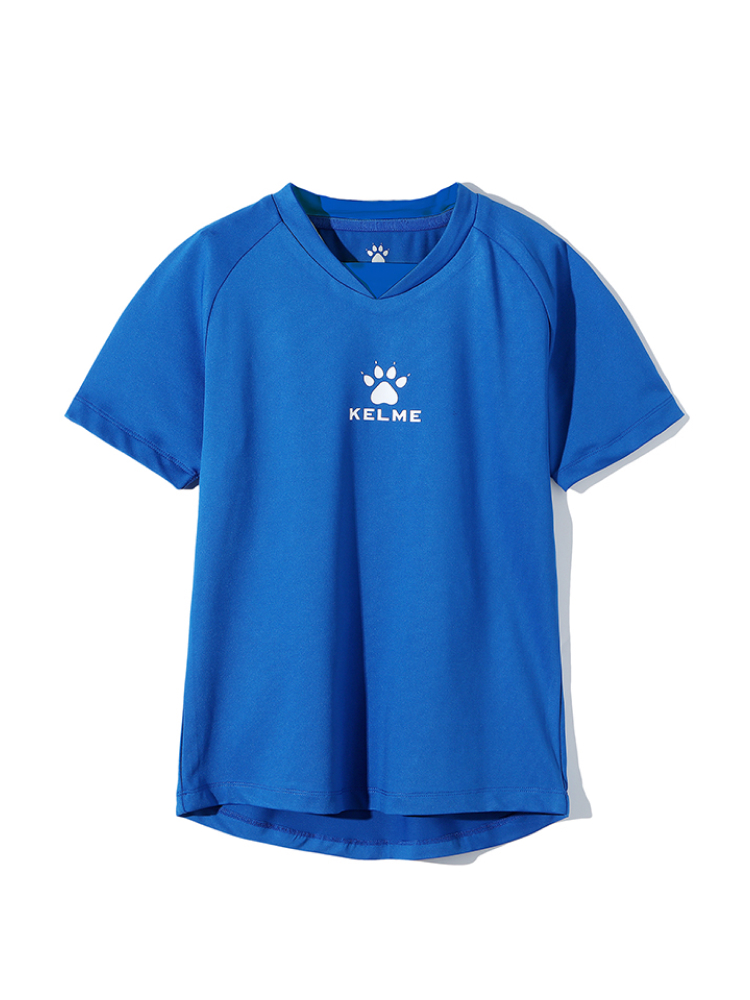 Детская футболка KELME Boys Short Sleeve T-Shirt Blue