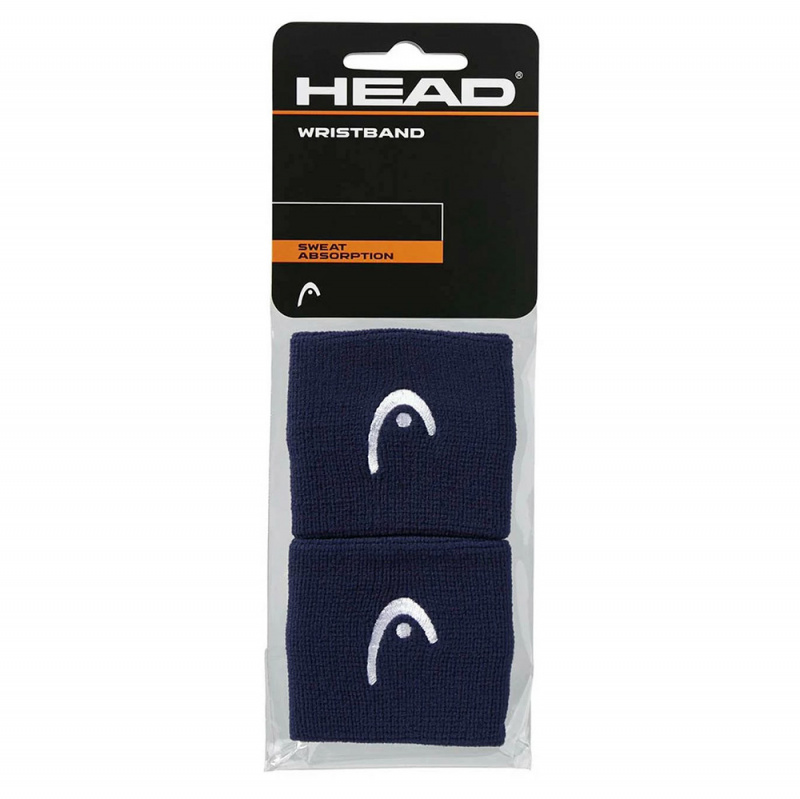 Напульсники HEAD 2,5", 285050-NV, ширина 6,35 см, 90% нейлон, 10% эластан, пара, темно-синий