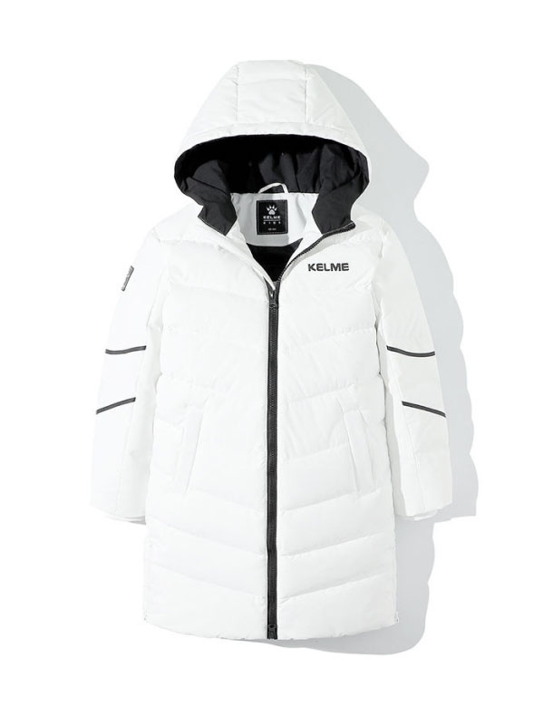Детский пуховик KELME Boy's Mid-Length Down Jacket White