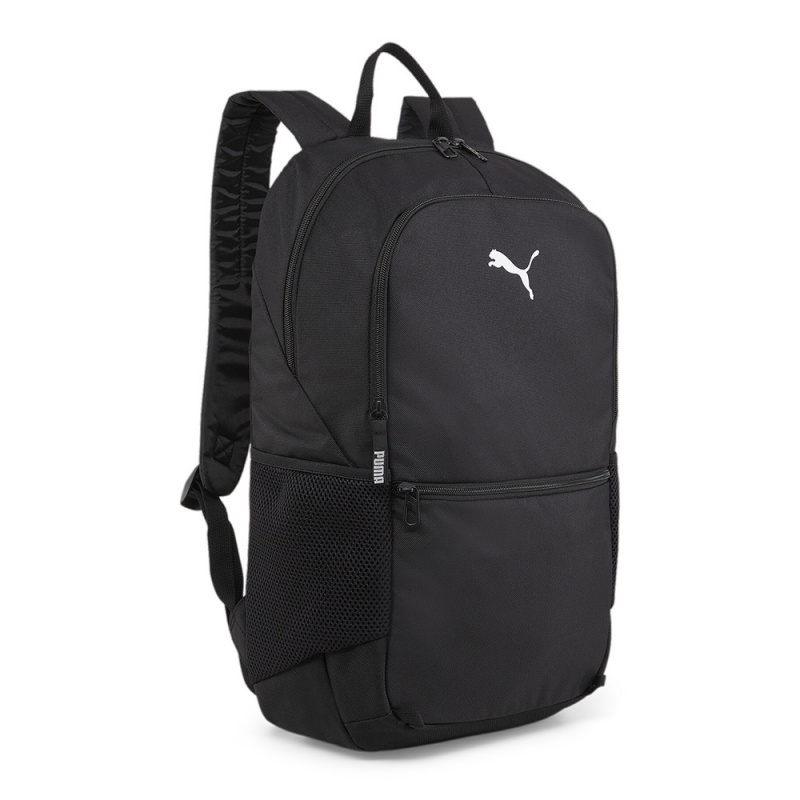 Рюкзак спорт. PUMA TeamGOAL Backpack ball net, 09046701, полиэстер, черный
