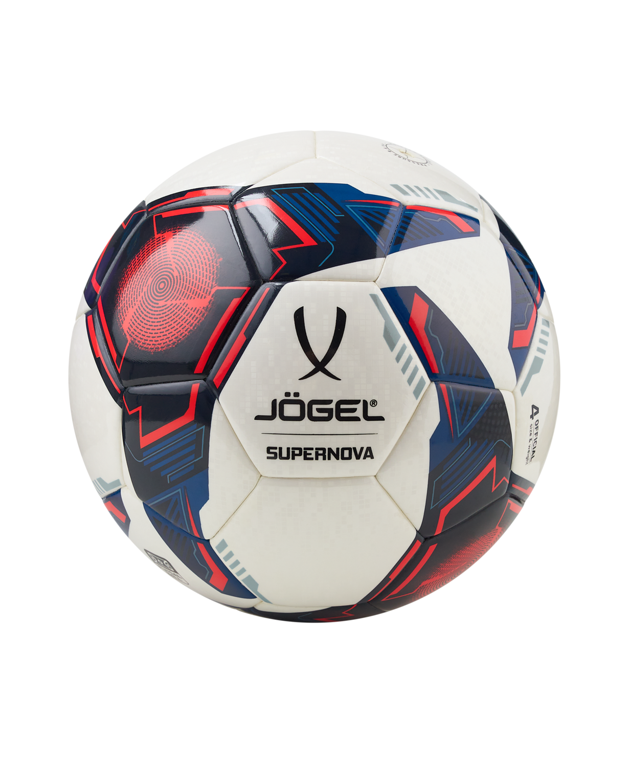 Мяч футзальный JOGEL Supernova №4, белый
