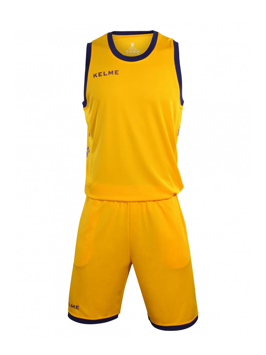 Детская баскетбольная форма KELME Basketball Set Kids Yellow
