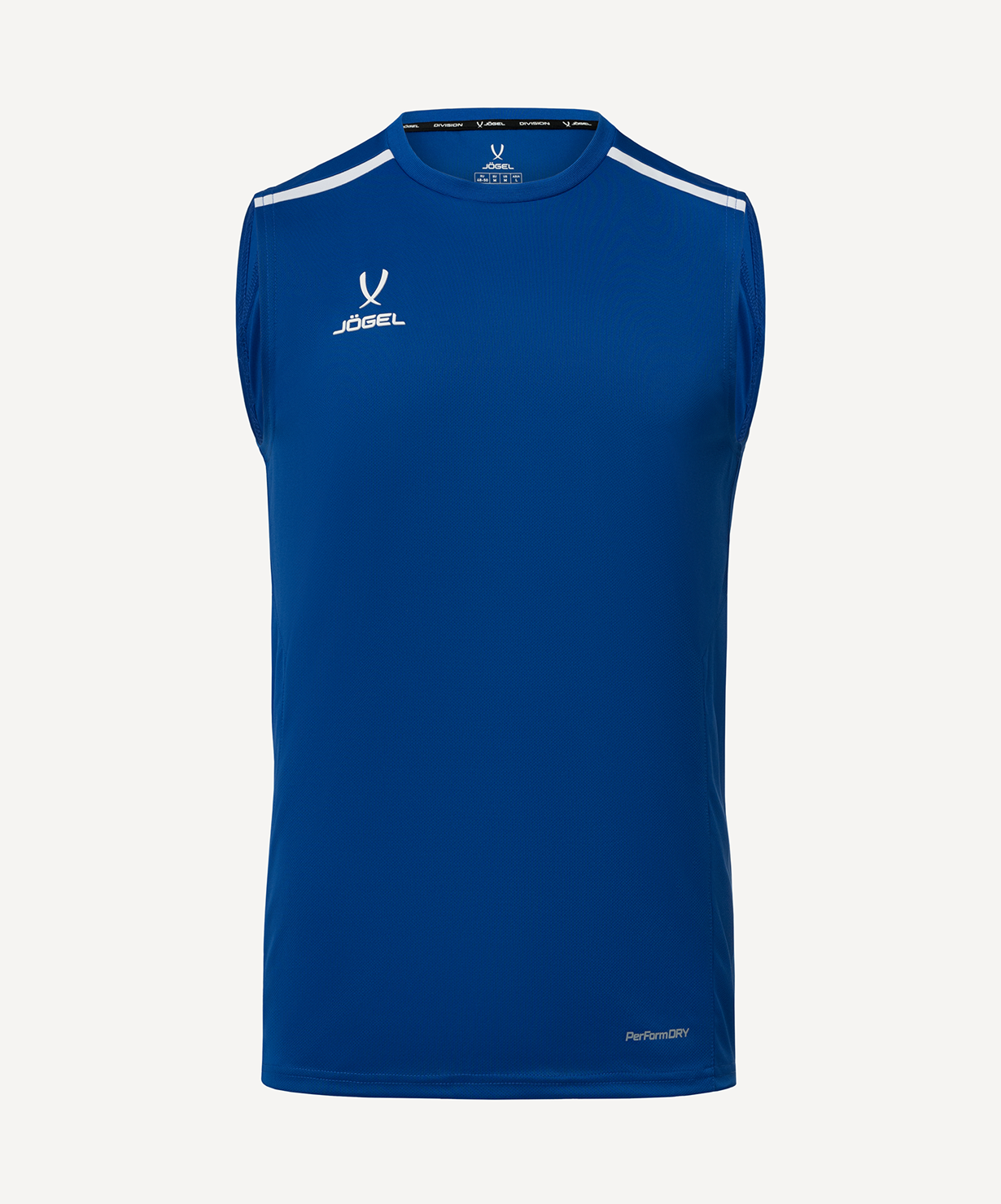 Майка тренировочная JOGEL DIVISION PerFormDRY Training Sleeveless, синий, размер L