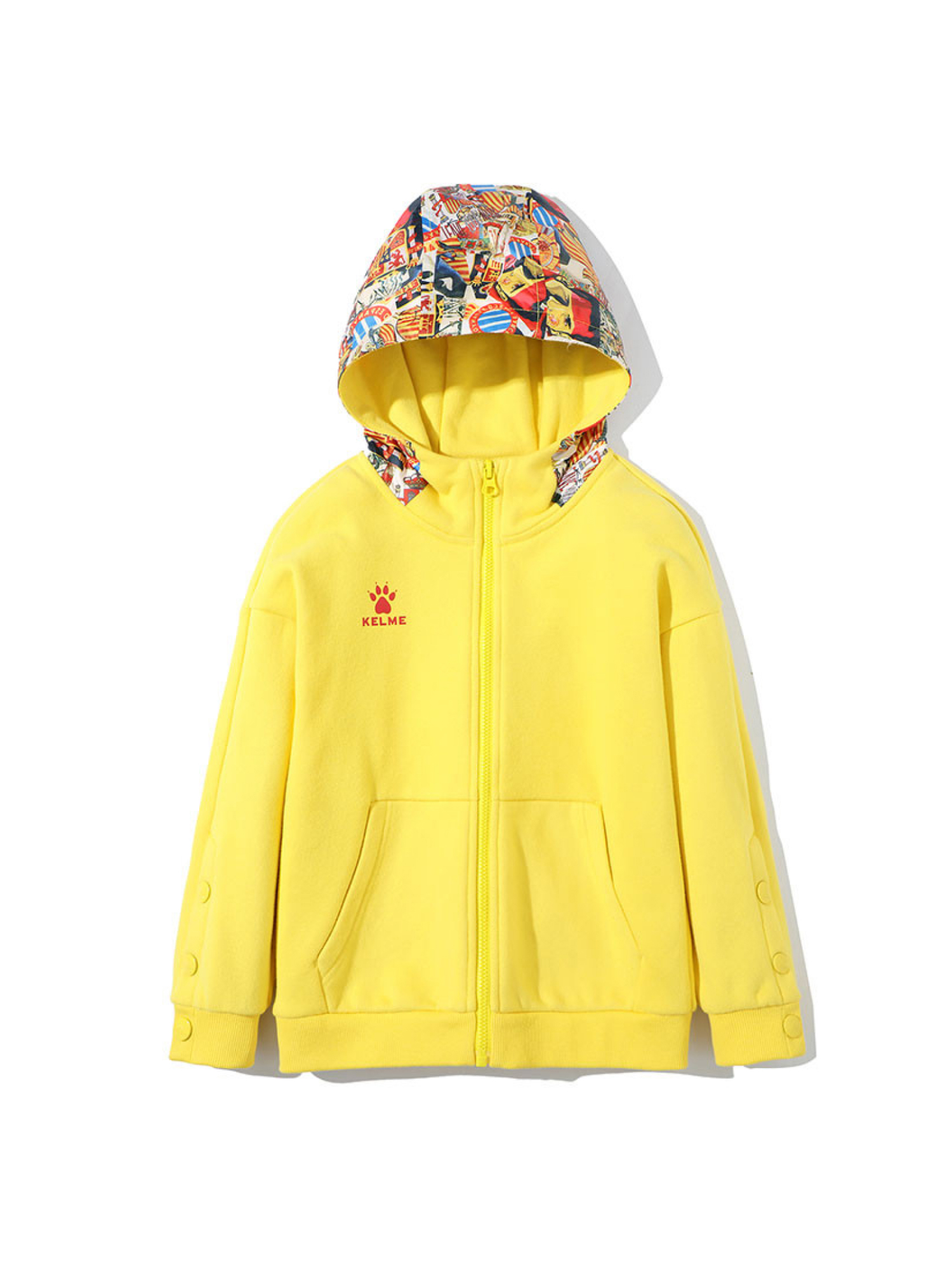 Детское худи KELME Boy's Knitted Jacket Yellow