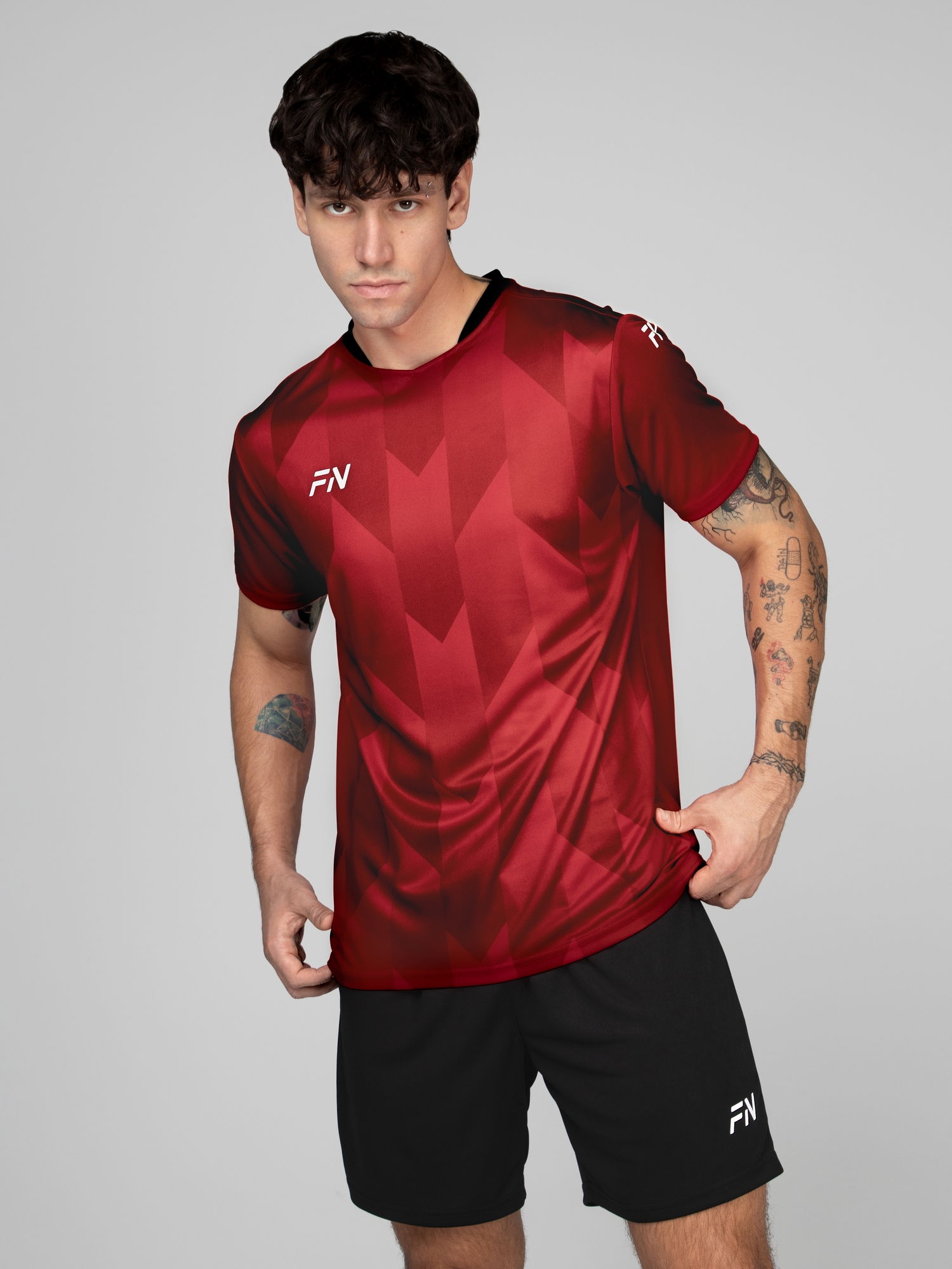 Футбольная форма FN Maple (Red/Black)