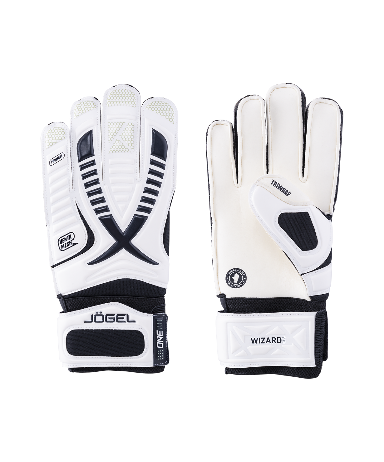 Перчатки вратарские JOGEL ONE Wizard CL3 Flat