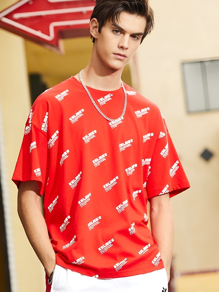 Футболка KELME Men's Short Sleeve T-Shirt Red