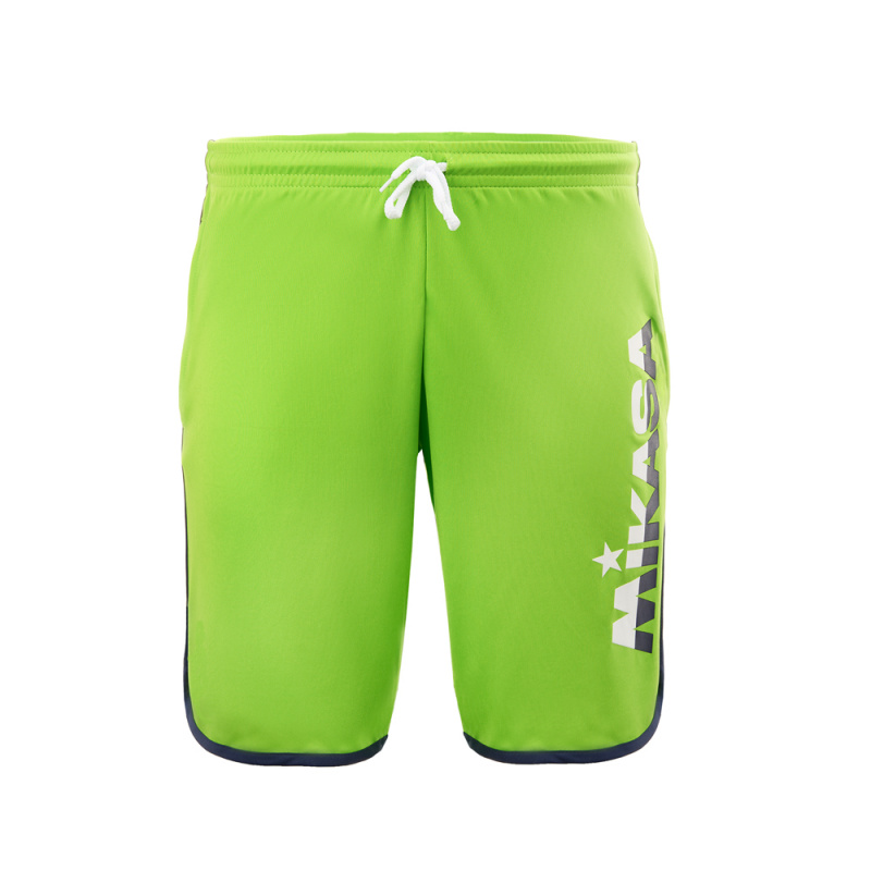 Шорты для пляж. вол. муж. MIKASA MT5020-VV15-S, р.S, 100% полиэстер, зеленый