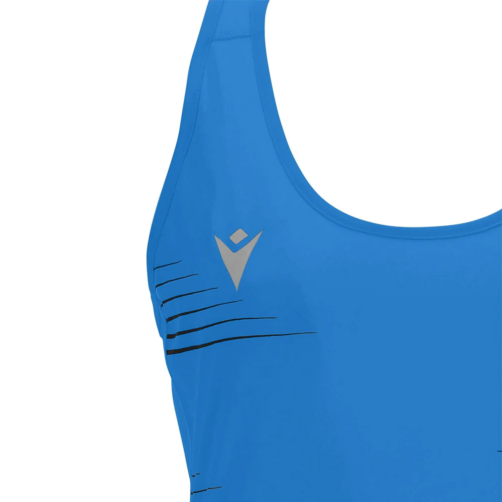 Майка спортивная женская MACRON Dolly, 71330309-ROY-L, р.L, 100% полиэстер, синий