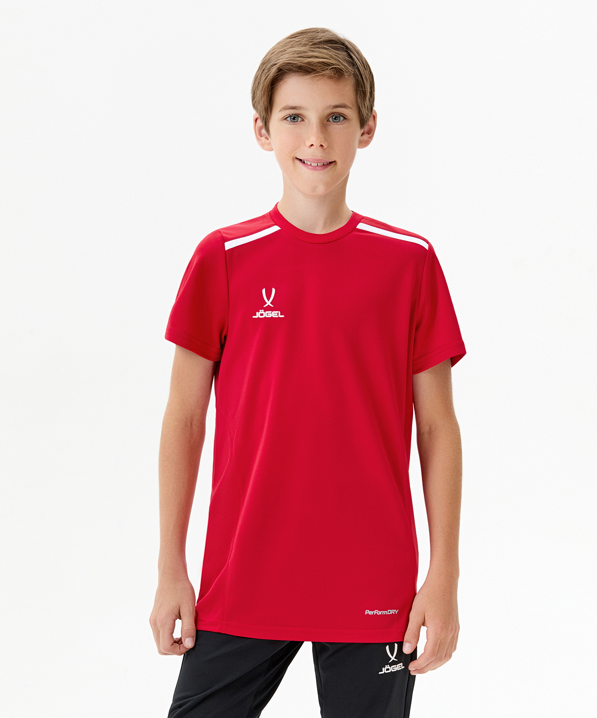 Футболка тренировочная JOGEL DIVISION Training Tee, красный, размер L