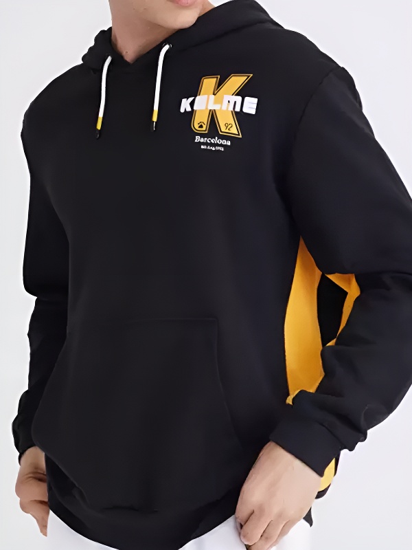 Худи KELME Men's Round Neck Sweater Black