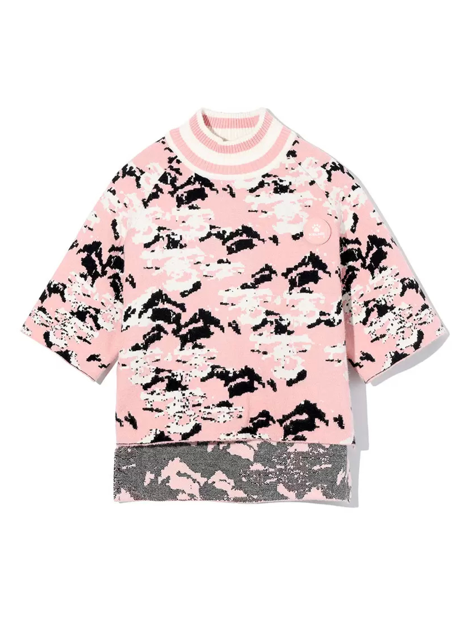 Детская футболка KELME Girls Half Turtleneck Sweater Women Light Pink