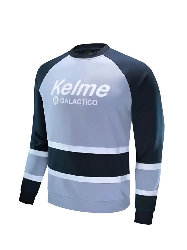 Свитшот KELME Men's Round Neck Sweater (Dark Blue/Light Blue)