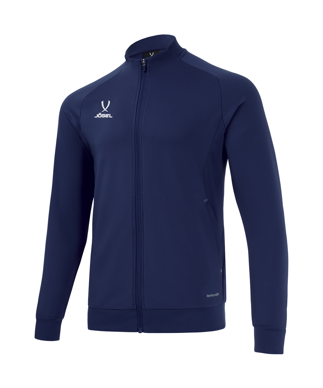 Джемпер тренировочный на молнии JOGEL PREMIER PerFormDRY Training FZ Jacket, темно-синий