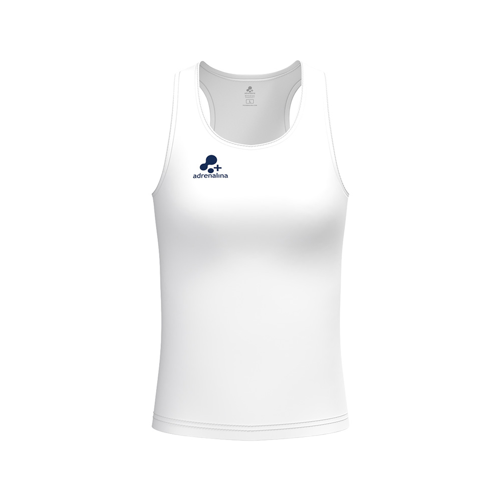 Майка пляжная жен. +ADRENALINA Rosel 1009-022-2XL, р.2XL, 100% полиэстер, белый