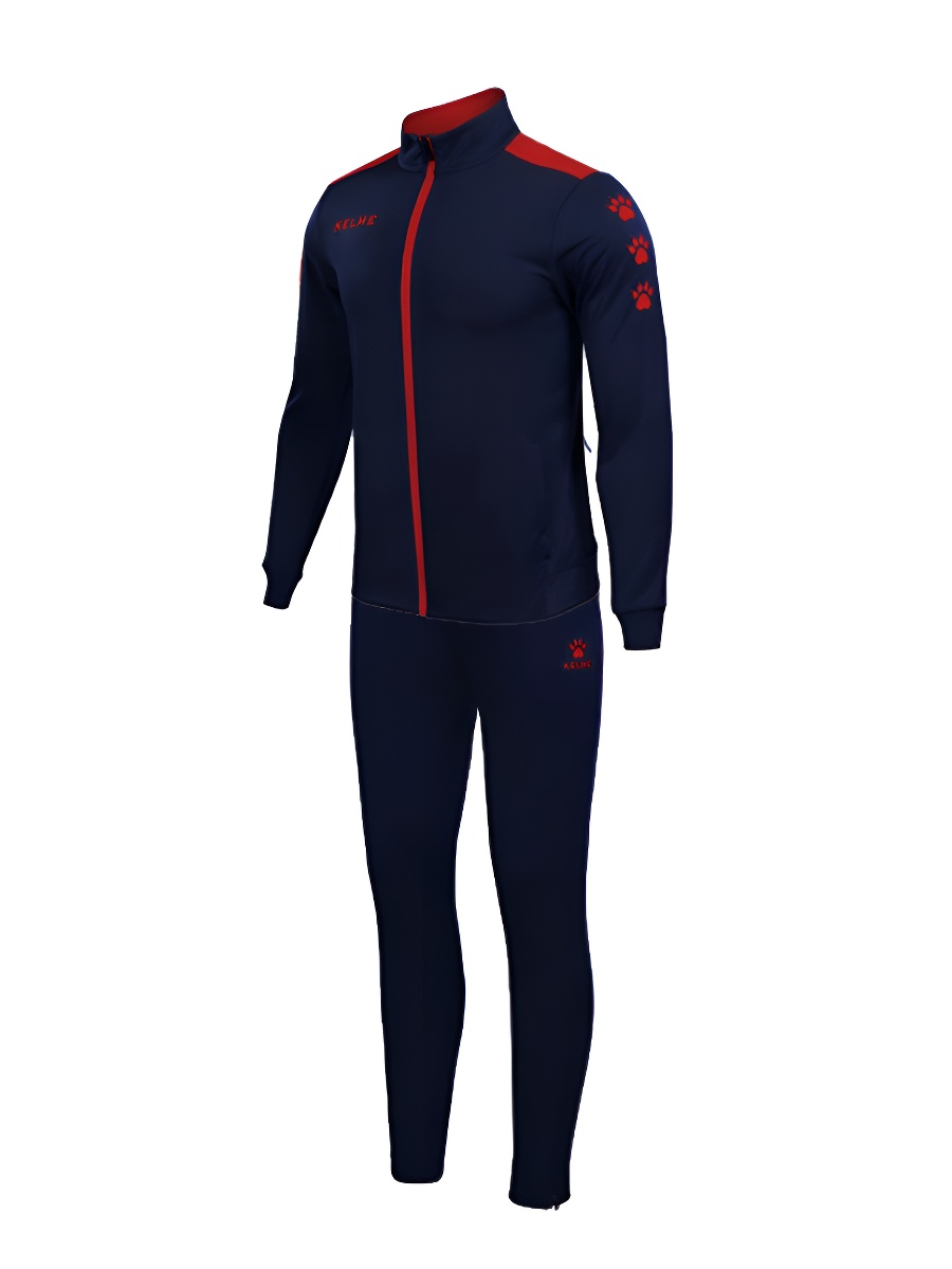 Спортивный костюм KELME Knitted Men's Suit (Dark Blue/Red)
