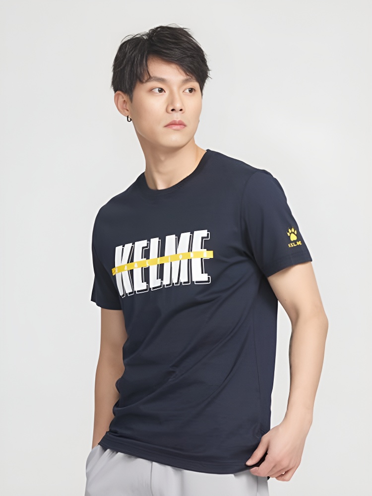 Футболка KELME Round Neck Short Sleeve T-Shirt Black