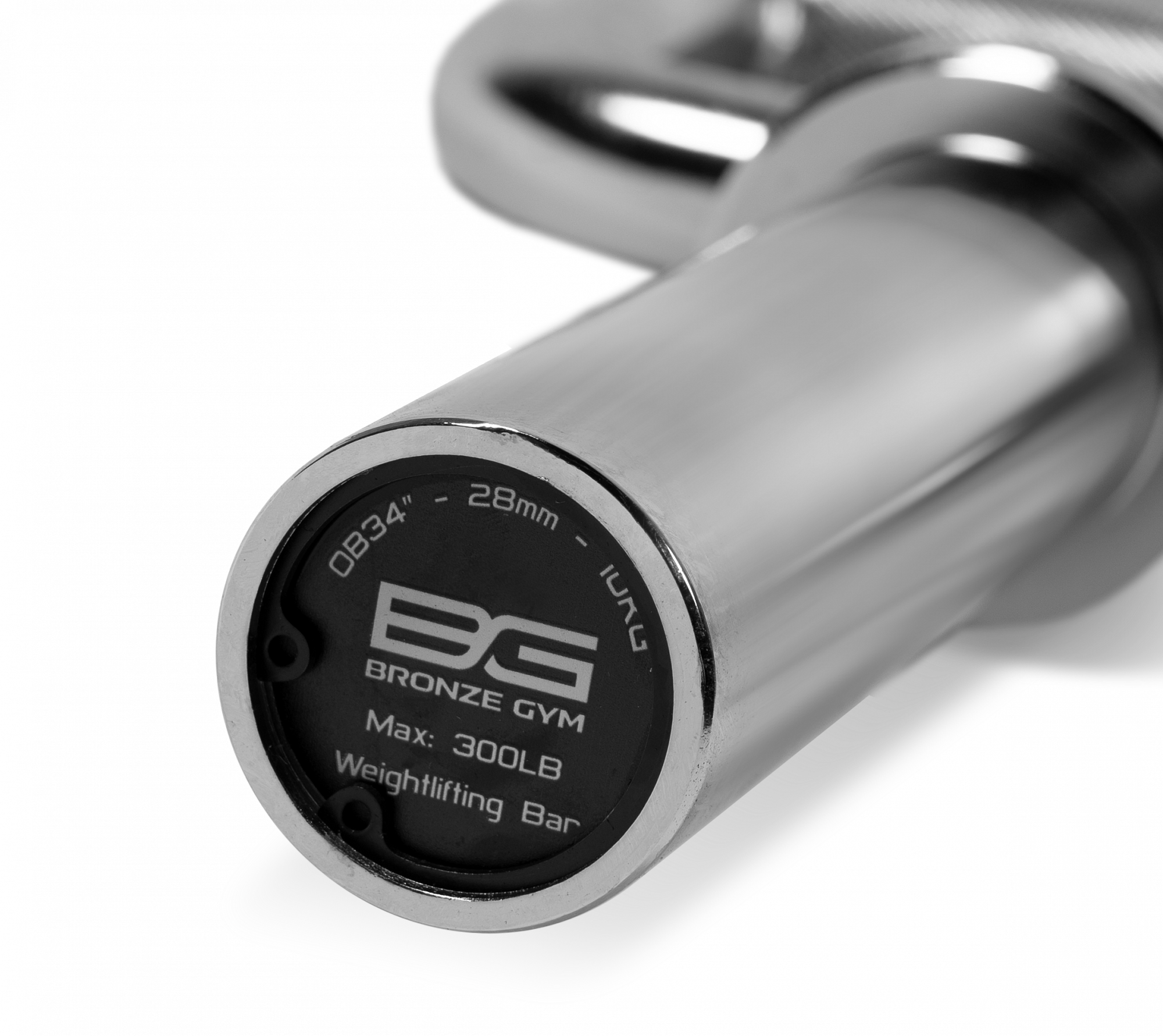 Гриф олимпийский BRONZE GYM паралельный хват с замками