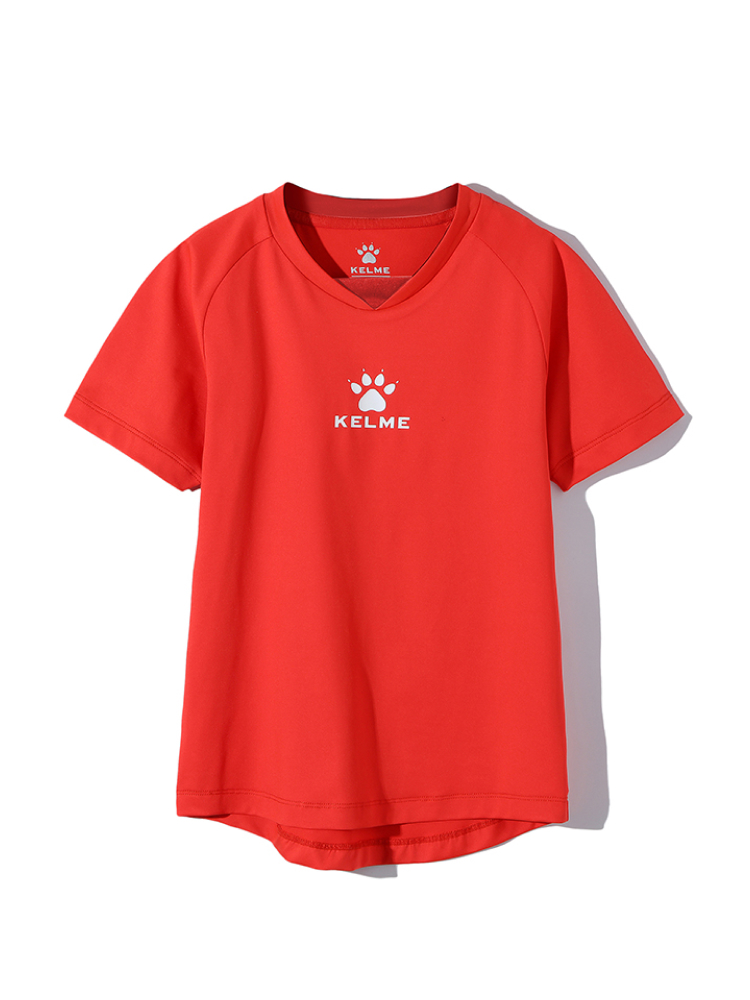 Детская футболка KELME Boys Short Sleeve T-Shirt Red