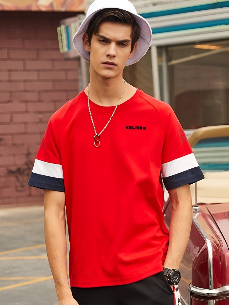 Футболка KELME Men's Short Sleeve T-Shirt Red