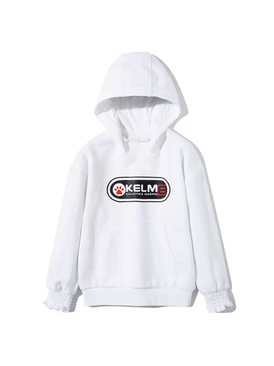 Детское худи KELME Girl's Hooded Sweater White