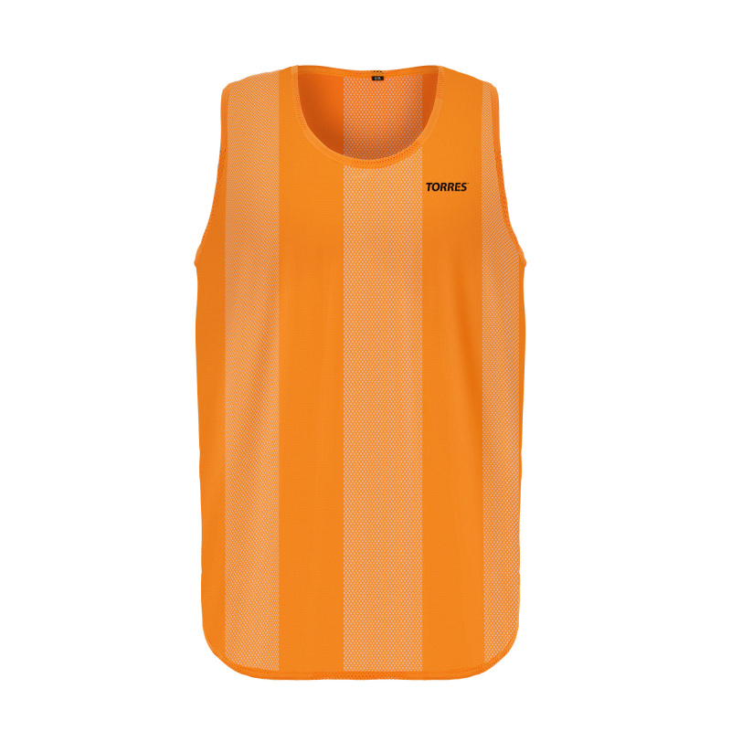 Манишка TORRES односторонняя, TR11043OR, р.Sr, тренировочная, полиэстер, оранжевый