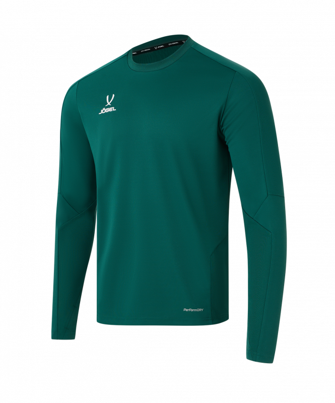 Джемпер тренировочный JOGEL DIVISION PerFormDRY Pro Training Top, темно-зеленый, размер L