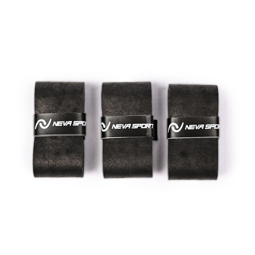 Овергрип NEVA SPORT, UOA2-105, упак. по 3 шт, 0.6 мм, 110см, черный