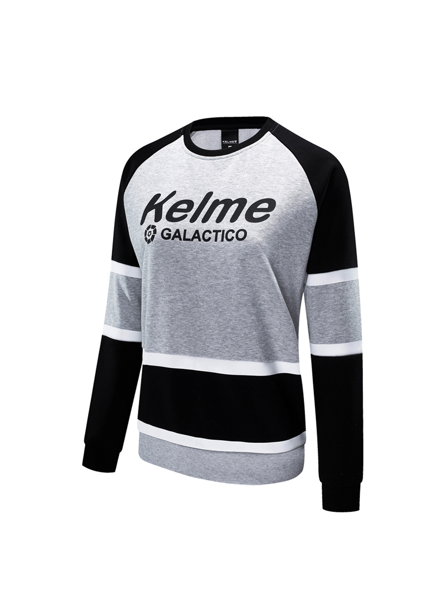 Свитшот KELME Women's Round Neck Sweater (Grey/Black)