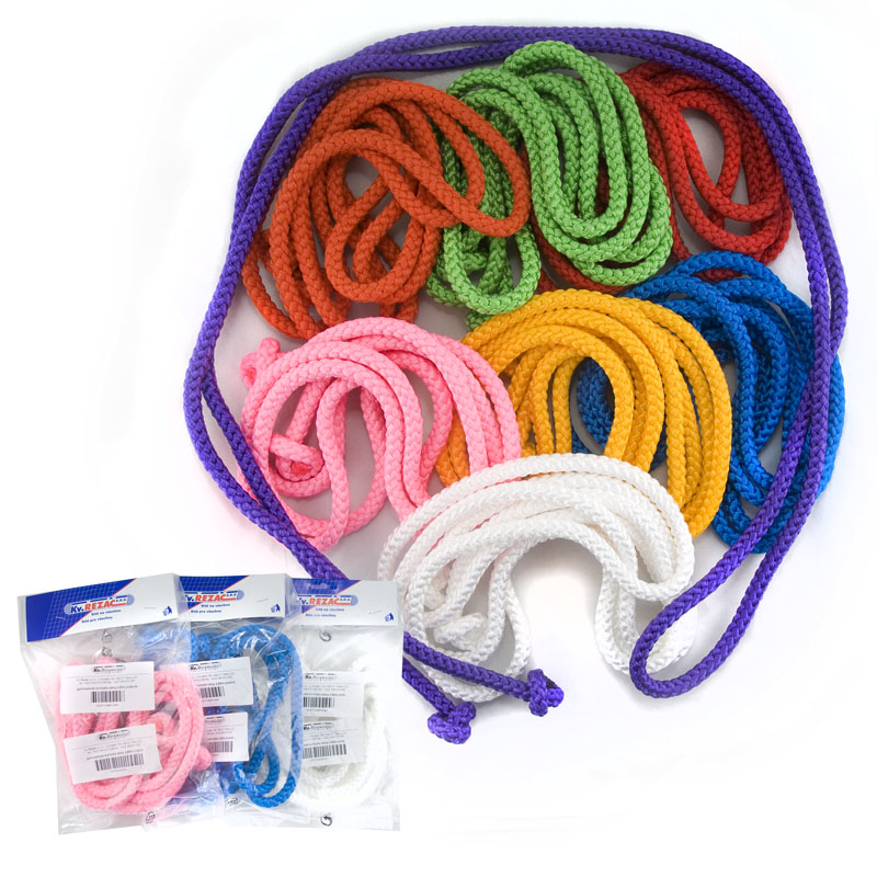 Скакалка гимн. KV.REZAC, 06975258, дл. 2,8м, 10 мм ПП, мультиколор