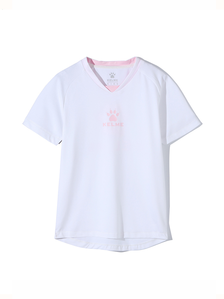 Детская футболка KELME Girls Short Sleeve T-Shirt White