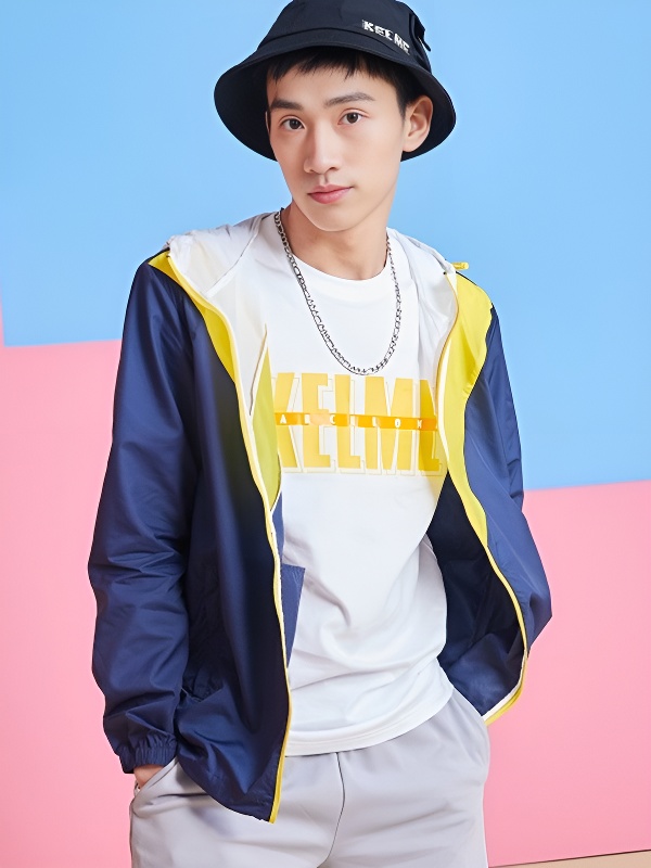 Ветровка KELME Woven Skin Coat Dark Blue