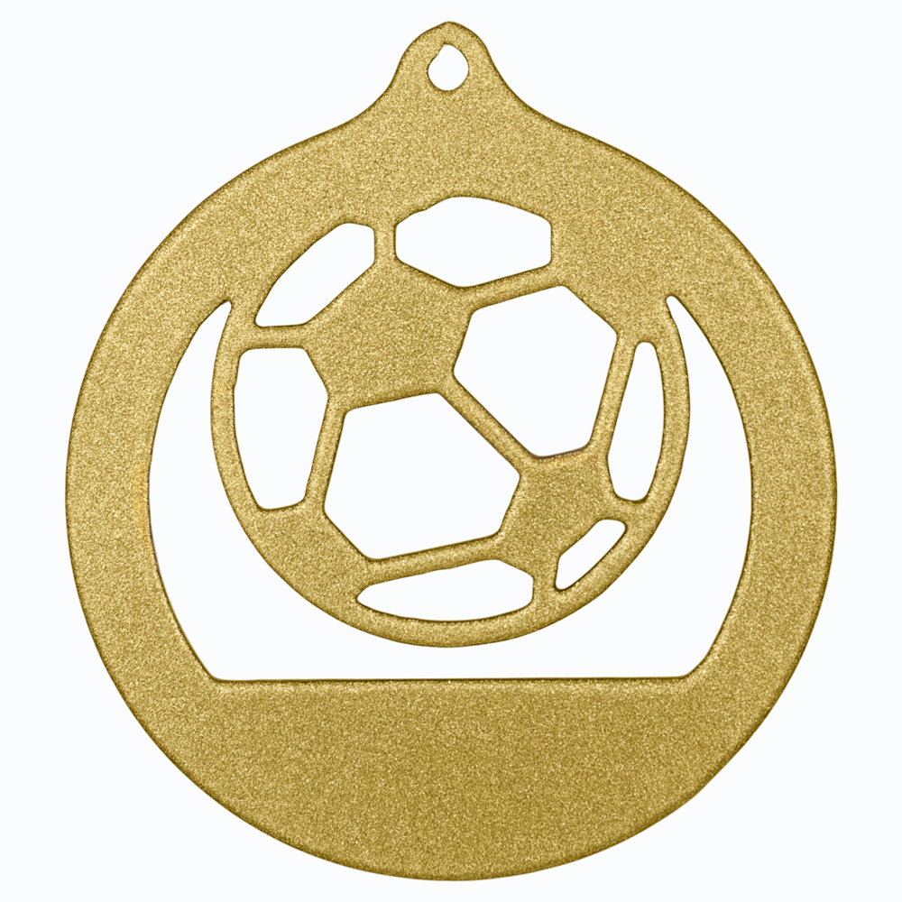 Медаль MZP 950-70/GM  футбол  (D-70 мм, s-2 мм)